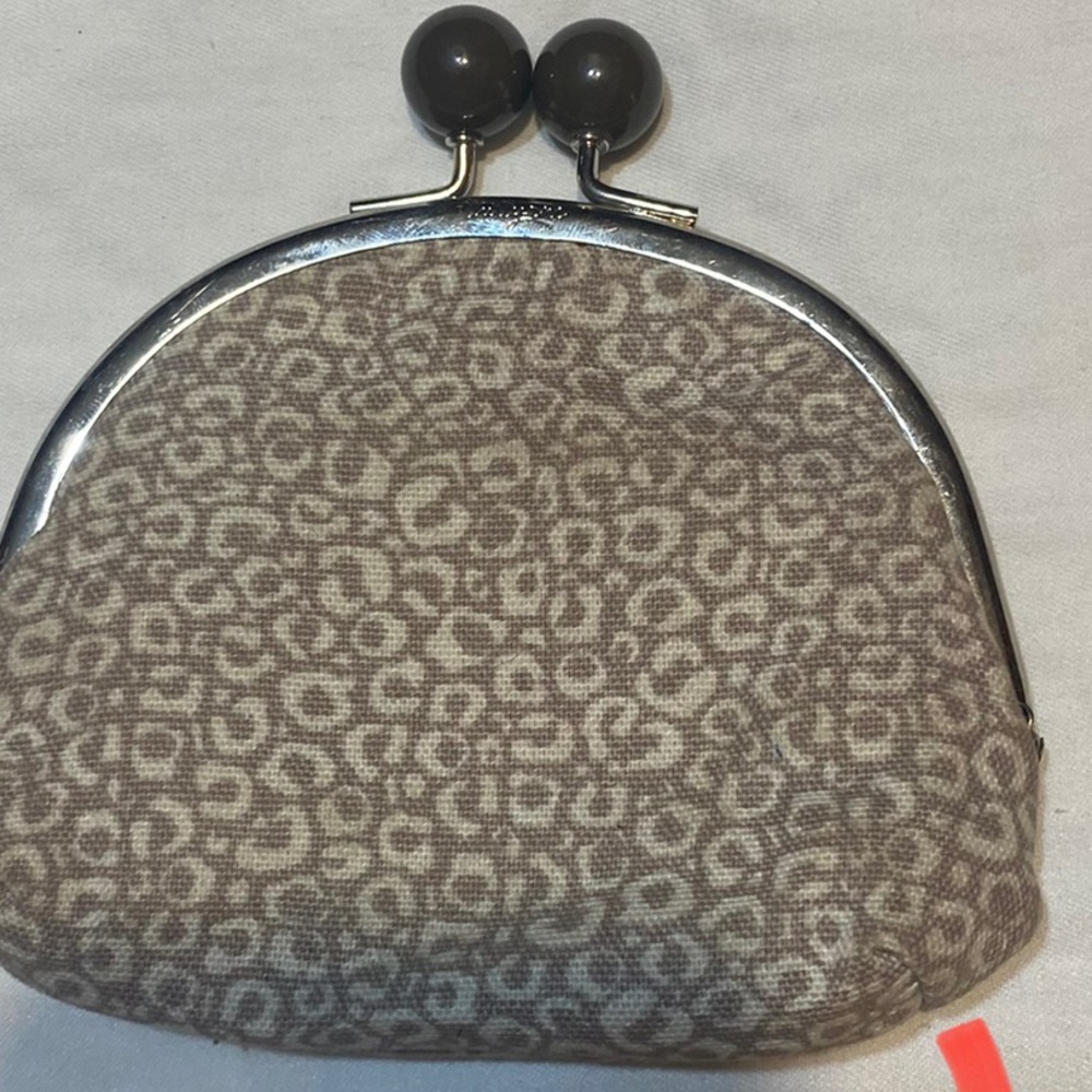 Thirty-One Vintage Animal Print Mini Purse Wallet/Coinpurse